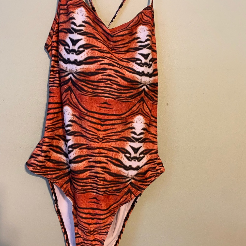 Animal print swimsuit